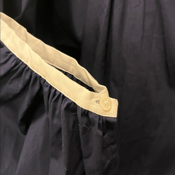 STAUD Demi Tiered Dress - size Medium- brand new with tags - Navy and white - Picture 9 of 10